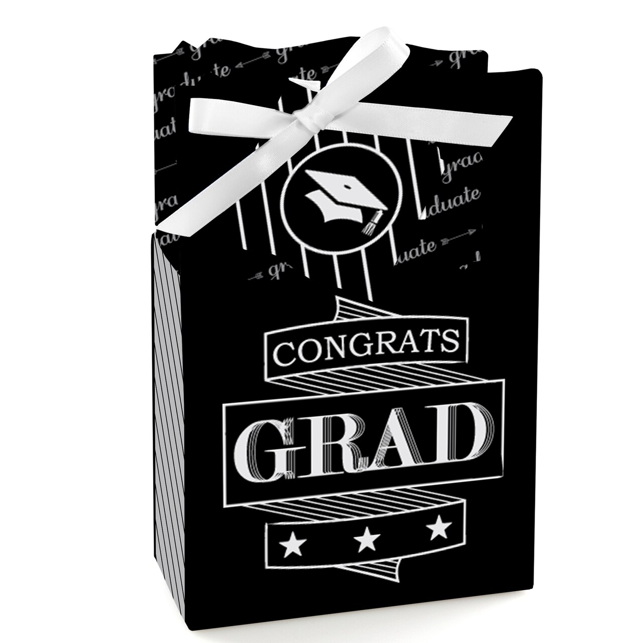 Big Dot of Happiness Graduation Cheers - Graduation Party Favor Boxes - Set of 12